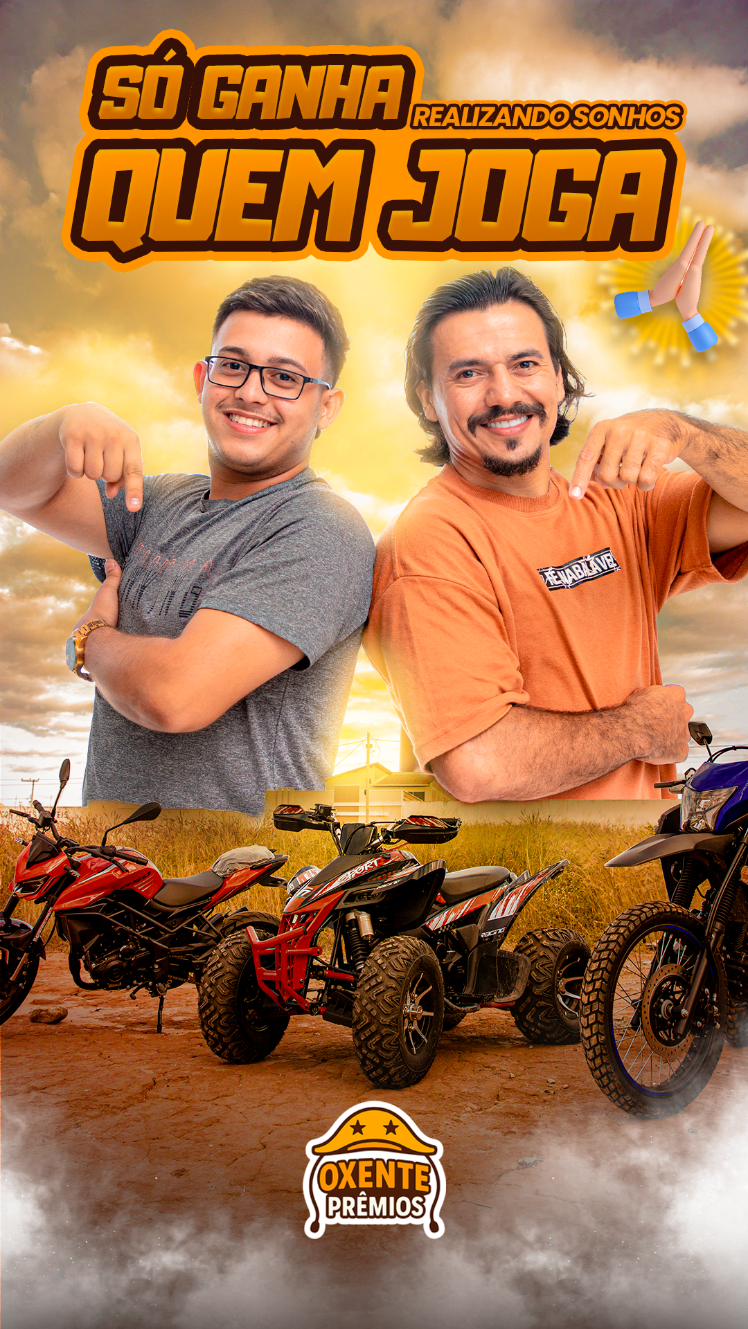  2 Motos 0KM Shineray (SHI 175 + FLASH 250)